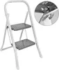 Hi Klapptritt 2-stufig Stahlrohr, Metall, Grau, Silber, 150 Produktbild-Vorschau 1