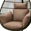 HOMESCAPES Hängesessel-Kissen Outdoor beige mit Kopfstütze, Produktbild-Vorschau 1