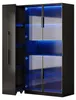 Vitrine Merax 2 en 1 à porte vitrée LED avec étagères Voir les images du produit 6