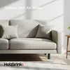 HOLZBRINK Möbelfüße 6 cm Metall Elfenbein 4 Stk. Ø42,4 mm – Produktbild-Vorschau 3