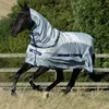 Bucas Regen-/Fliegendecke Buzz-off Rain & Neck Silver/Blue Produktbild-Vorschau 2