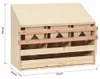 vidaXL 3-osobowe gniazdo 72x33x54 cm lite drewno sosnowe Podgląd zdjęcia produktu 6