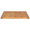 vidaXL Tischplatte Massivholz Teak 70×70×2,5 cm -  Produktbild-Vorschau 4
