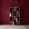 Libreria a 3 livelli con 12 scomparti, Marrone naturale Anteprima dell’immagine prodotto 4