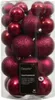 LS-LebenStil 30 Kunststoff Weihnachtskugeln Festive Pink Produktbild-Vorschau 2