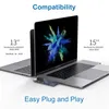 MMOBIEL USB C Hub 8 in 1 für MacBook Pro -Air Dual Typ C Produktbild-Vorschau 5