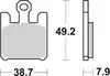 TRW Pastiglia freno Trw Carbon Mcb 742 Crq Anteprima dell’immagine prodotto 2