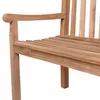 Teakholz Gartenbank Herz 120 cm Produktbild-Vorschau 14