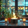 Relaxdays Tischkamin, Bioethanol Kamin, indoor & outdoor, Produktbild-Vorschau 3