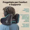 FLOWZOOM AIR Cuscino da viaggio gonfiabile con cappuccio, Anteprima dell’immagine prodotto 3