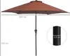 Outsunny Sonnenschirm Knickschirm Gartenschirm Marktschirm Produktbild-Vorschau 3