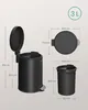Kosmetikeimer, 3 L Mülleimer Bad, mit Softclose-Deckel, Produktbild-Vorschau 9