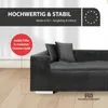 Hundesofa Gepolstert Cord Dunkelgrau Produktbild-Vorschau 8