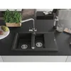 Mexen Gaspar 1,5-Becken-Granitspüle mit Abtropffläche und Produktbild-Vorschau 3