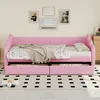 Schlafsofa mit Bettfunktion, LED-Beleuchtung, Lattenrost, Produktbild-Vorschau 3