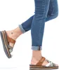 Rieker Damen Plateau Pantoletten Clogs Keilabsatz 62989, Produktbild-Vorschau 49