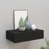 vidaXL Wandregal mit Schublade Schwarz 40x23,5x10 cm MDF Produktbild-Vorschau 8