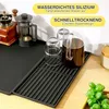 Abtropfmatte Geschirr, 40.5x61cm Unterlage Kaffeemaschine Produktbild-Vorschau 4