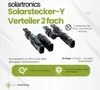 2 Paar Solarstecker kompatibel mit MC4 Y 2 fach, 3 fach, 4 Produktbild-Vorschau 2