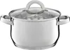 Kuketo | Edelstahl Kochtopf 18 cm Mit Glasdeckel 2,5 L – Produktbild-Vorschau 1