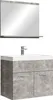 Badplaats Badmöbel Komplettset Montreal 02 60 x 35 cm Beton Produktbild-Vorschau 1