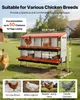 VEVOR Dvoupatrové hnízdo pro nosnice 1320x525x990 mm, 10 Náhled obrázku produktu 2