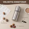 Vucchini Muskatnuss Mühle, Gewürzmühle aus Edelstahl, Produktbild-Vorschau 5