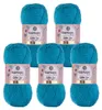 Glitzerwolle Kartopu Lotus Lux 5x100g Strickgarn Wolle mit Produktbild-Vorschau 1