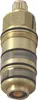 A close-up studio shot of a brass plumbing valve cartridge. Produktbild-Vorschau