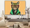 MuchoWow® - Leinwandbilder - Tiere - Katze - Brille - Produktbild-Vorschau 7