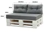 Kissen-Set | Palettenkissen 120x60 Sitz und 2 Stk. 60/40 Produktbild-Vorschau 3