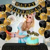 Celejoy® 20 Jahre 92-teilig Schwarz & Gold Produktbild-Vorschau 6