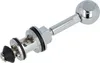 A chrome-plated plumbing valve component with a rubber seal. Produktbild-Vorschau