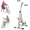 Collage of people using a pedal exerciser. Produktbild-Vorschau
