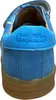 The back view of a blue child's shoe. Produktbild-Vorschau