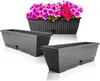 BigDean 3x Blumenkasten mit abnehmbarem Untersetzer Produktbild-Vorschau 1
