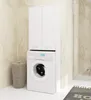 Waschmaschinenumbauschrank 64 cm 2 Türen 4 Regalböden Produktbild-Vorschau 3