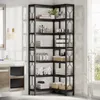 A corner shelf unit filled with bathroom items like towels, bottles, and baskets. Náhled obrázku produktu