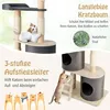 COSTWAY drapak drewniany wielopiętrowy, drapak dla kota Podgląd zdjęcia produktu 6