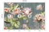 Muralo Selbstklebende Fototapete BLUMEN Blätter Pflanzen Produktbild-Vorschau 2