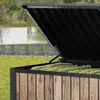 Keter Gartenbox "Sierra" 643L - 144x70x73 cm - Holzoptik Produktbild-Vorschau 7
