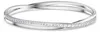 Swarovski Damen Twist Armreif Weiß, Rhodiniert 5565210 Produktbild-Vorschau 1