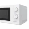 A close-up, studio shot of a white Midea microwave oven, focusing on the control panel and door. Náhľad obrázku produktu