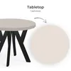 Table ronde extensible pour salle à manger, PERO, style Voir les images du produit 3