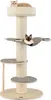 A cat tree with two cats on it, set against a white background. Podgląd zdjęcia produktu