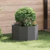 vidaXL Pflanzkübel Schwarz 60 x 60 x 35 cm Stahl Produktbild-Vorschau 2