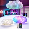 LED Wolken Deckenlampe RGB Gewitterwolke Lightning Lampe Produktbild-Vorschau 1