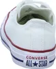 The back heel of a white Converse All Star sneaker. Voir les images du produit