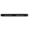 Logilink Patchpanel 16-Port Cat6 STP 19" EconLinie schwarz Anteprima dell’immagine prodotto 3