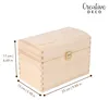 Creative Deco Grote Doos Schatkist Houten Geheugen, 25 x 15 Productafbeelding-voorbeeld 3